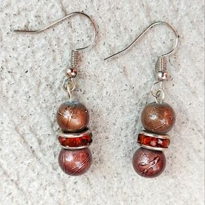 Unique Beaded Dangle Earrings